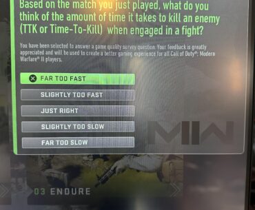 New survey lol