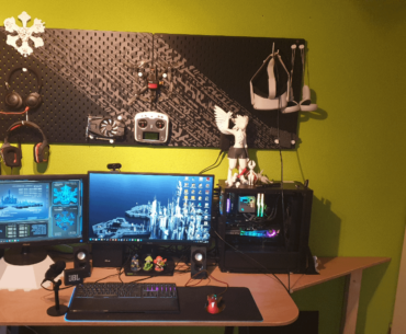 my "you gotta make makedo with what you have" setup.