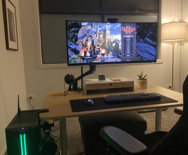 Got my first gaming PC, and my WFH office has transformed into a cozy gaming room