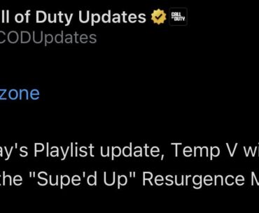 Temp V/ super powers are out of every mode except Supe’d Up Resurgence