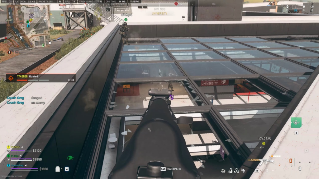 I picked up a knife and killed 3 players in less than a minute