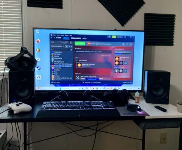 Updated setup now with an oculus and proper studio monitors. She’s coming along nicely.