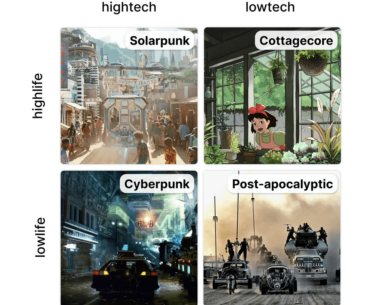 A sci-fi alignment chart.