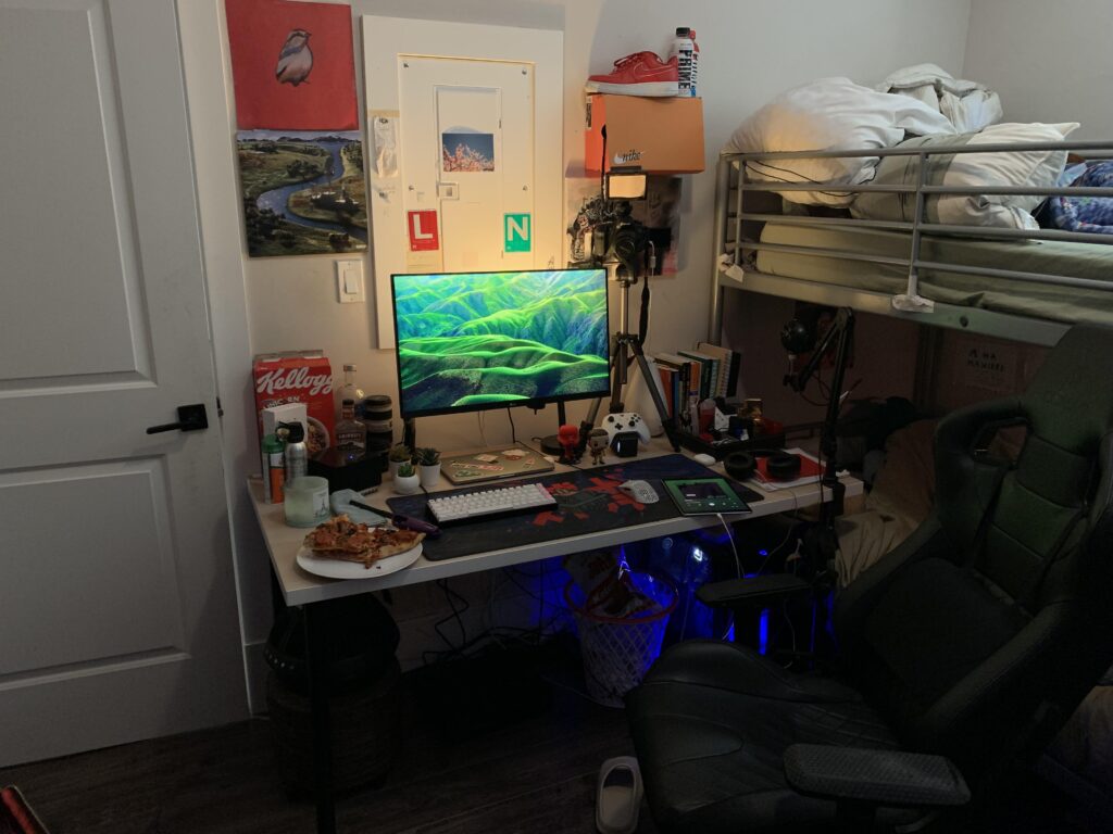 Room and setup rn I made over 4 years right b4 I move
