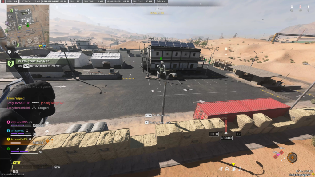 Latency counter has to be lying. No way i'm at a solid 27 ping this entire time.