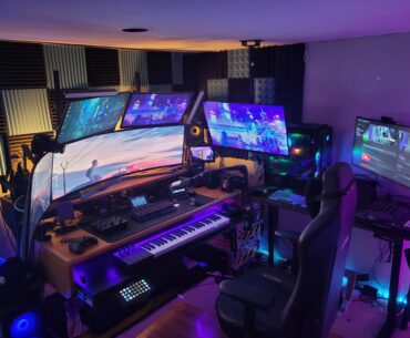 6th screen and standing desk.