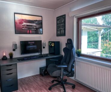 First look of my setup in a house I bought this week.