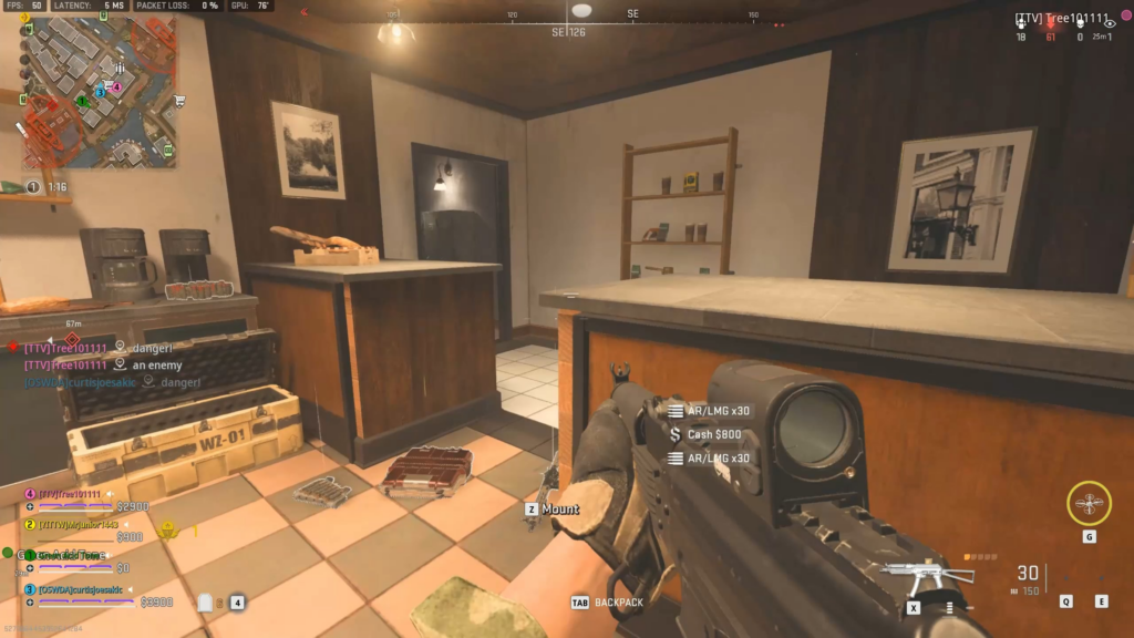 50~ fps MnK vs. Aim-assist