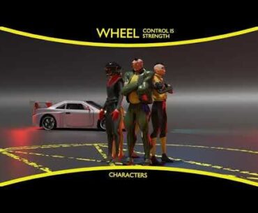 Cyberpunk racing game WHEEL - Characters