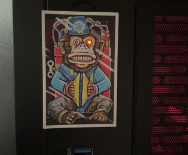Have had this MonkeyBomb sticker forever and had no idea what to do with it