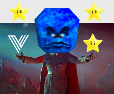 Vanguard's Villain is actually THWOMP from Super Mario 64...