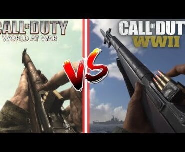 Call of Duty WW2 vs World at War Direct Comparison