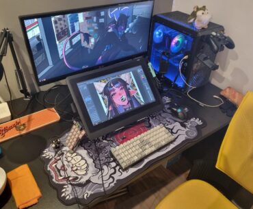 My artist battlestation