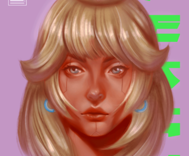 Cyber Peach. I really had fun doing this. Hope you like it!
