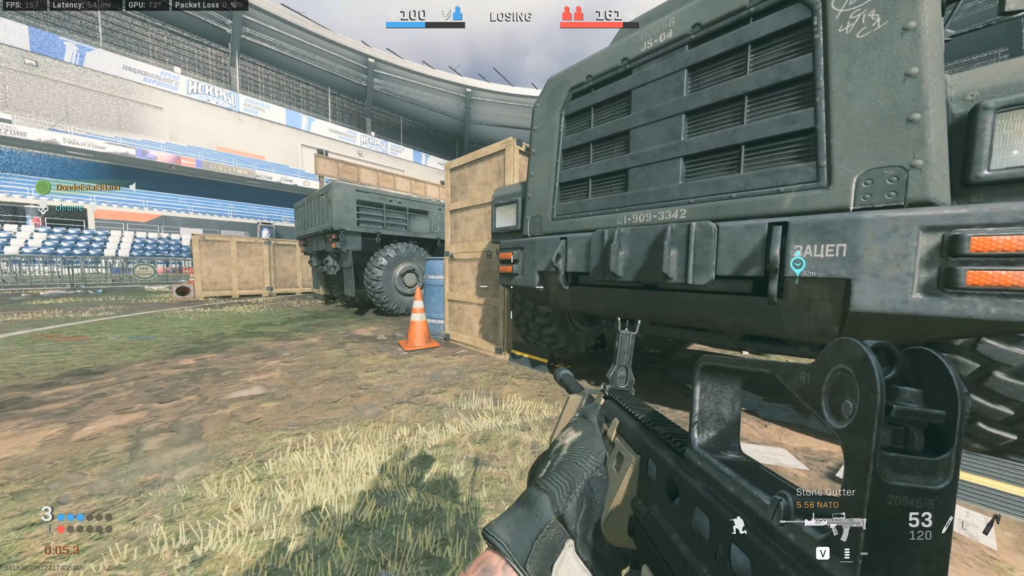Still hitting big brain moves in Gun Fight
