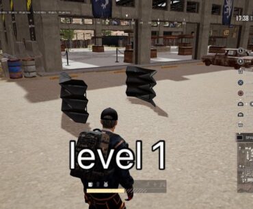 Different levels of pubg forts