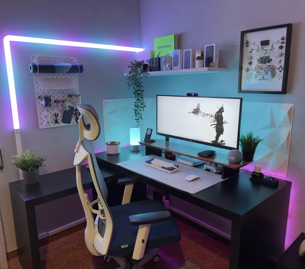 New desk shelf.