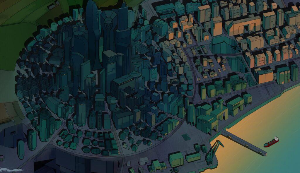 City I made for a client [OC]