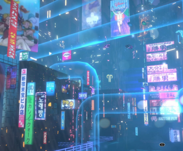 Cyberpunk Night Rain Scenes.