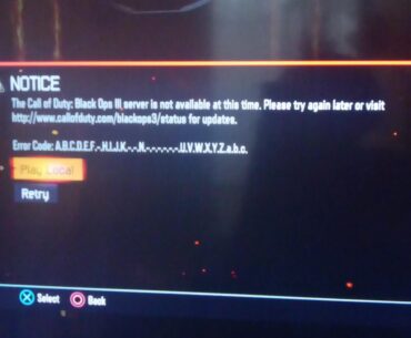 Keep getting the same error message every time i try to play the game, and i get a similar error message when i try to play cold war [ps4]