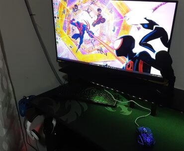 This is my first ever pc setup. It may not look the best but it works.