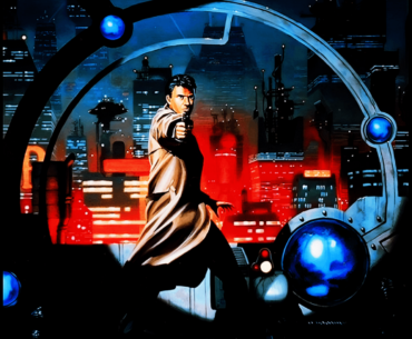 Snatcher videogame cover art by Yuji Kaida 1994