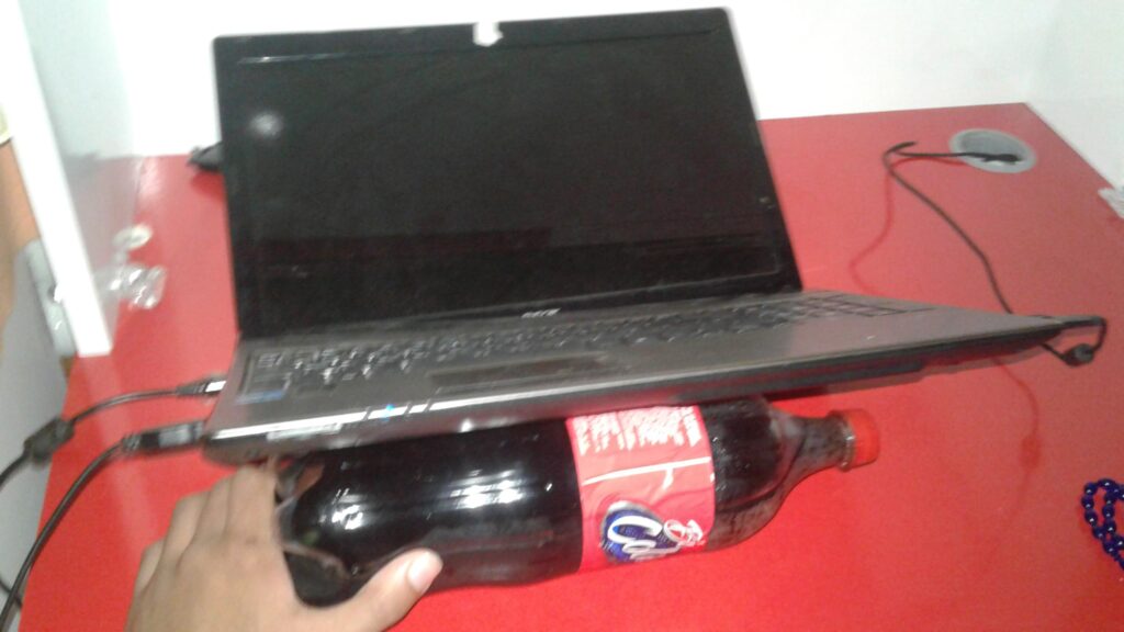 The guy's cooling fan got broken internally