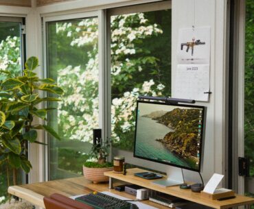 My studio desk set up