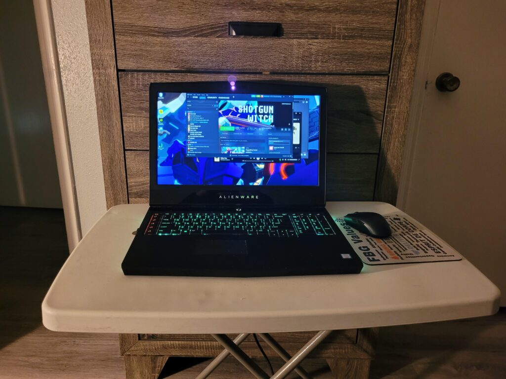 This is my actual setup. I live like this.