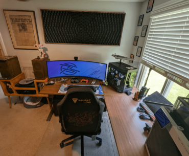 New computer and new sound system = New Battle Station