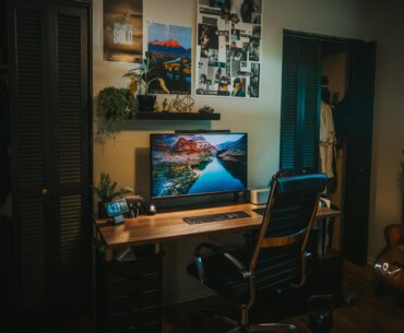 My M2 Mac Studio setup as a photographer, videographer, and light gamer. Beatles poster from the white album vinyl.