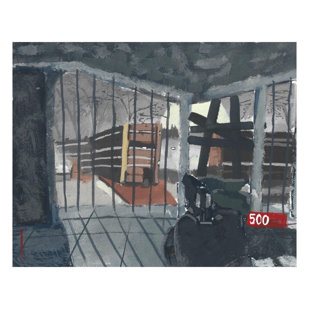 Nacht Der Untoten Painting.