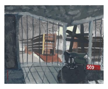 Nacht Der Untoten Painting.