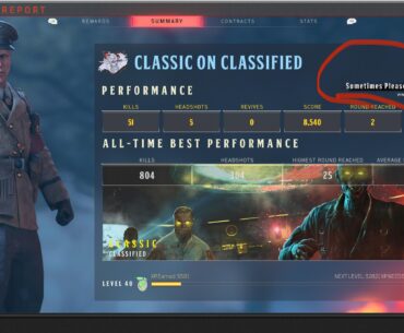 What does this text mean in the BO4 after action report ? (Ignore the bad game I was just finishing a contract)