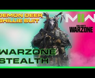Ghillie Stealth - Demon Deer skin gameplay