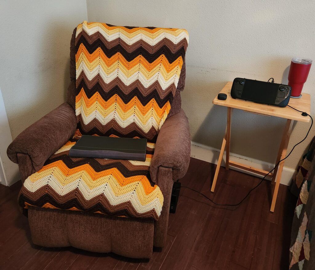 Rate my recliner station. Don't be jelly