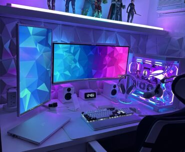 Made some changes and upgraded my PC 💜💙
