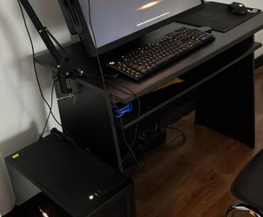 Spent everything on the computer, nothing on the desk
