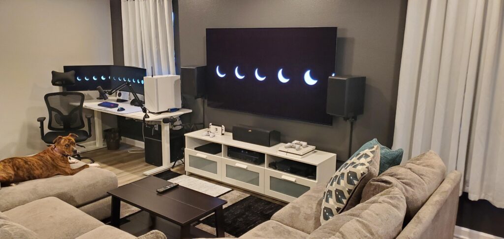 Living room battlestation for my first house!
