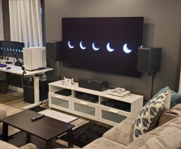 Living room battlestation for my first house!