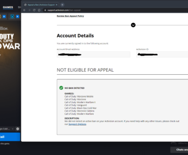 Has this happened to anyone? Battle.net says I'm banned but when I go to appeal it says I'm not.