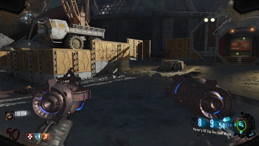 Hit round 50 on a zombies map for the first time