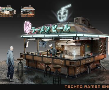 Ramen Shop Design(by me)