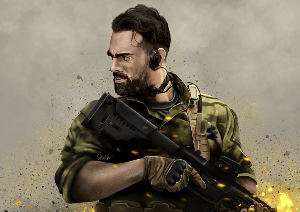 Alejandro Vargas - Digital portrait, by me 🪖