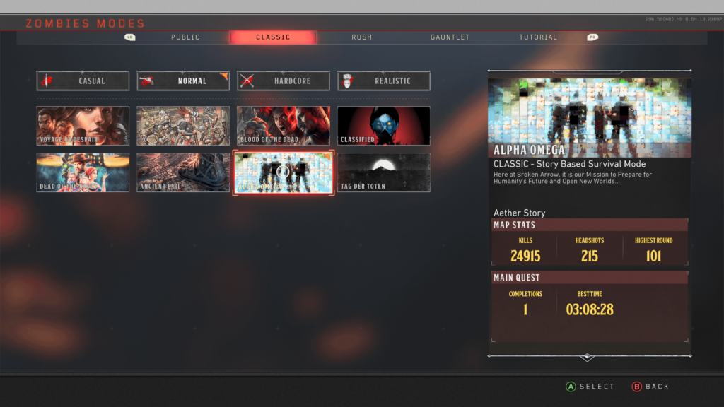 My game crashed as I downed myself on round 102 and for some reason the dark ops didn't unlock.