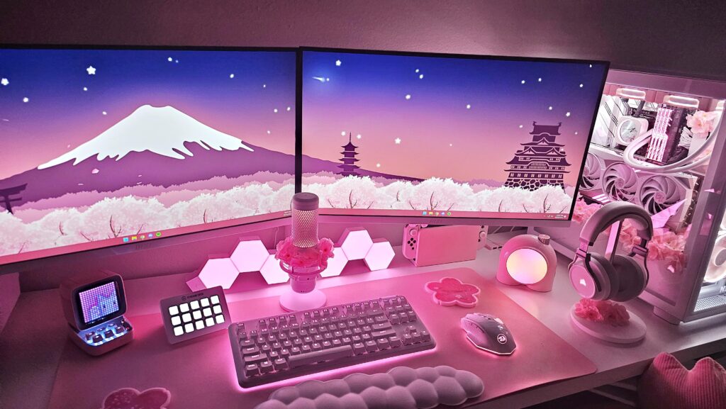 Cherry Blossom Inspired Setup