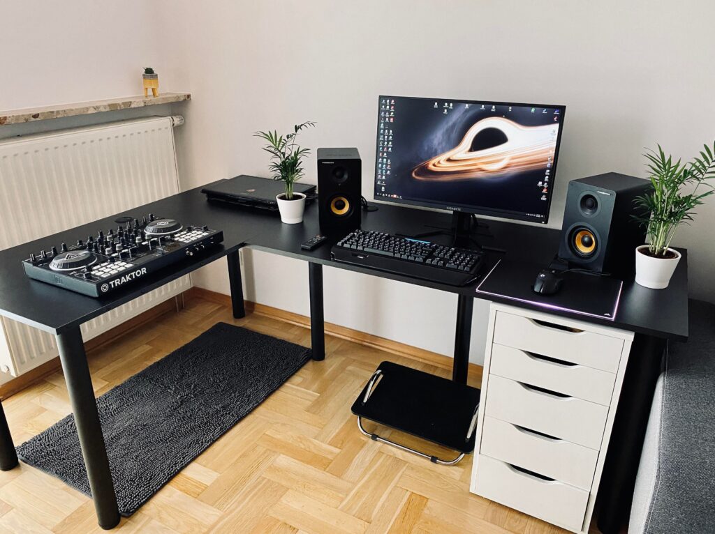 I’m very proud of this. It’s my first desk ever and I worked hard to earn the money to be able to enjoy what you see. I would appreciate any advice:)