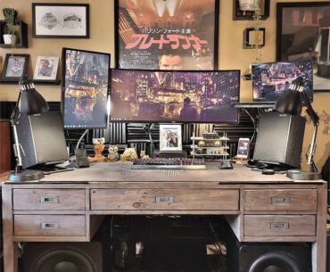 My listening and sometimes work setup