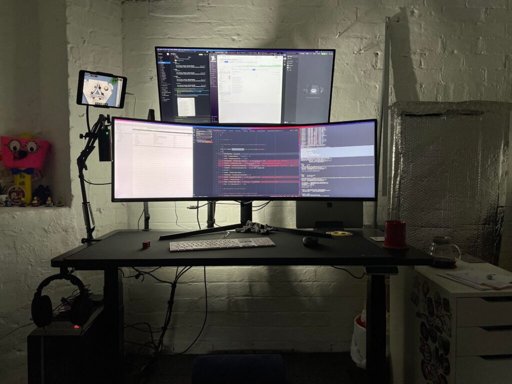 Basement setup. Had none of this prior to lockdown.