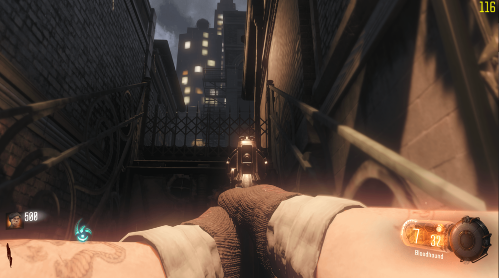 Shadows of Evil spawn room shock box